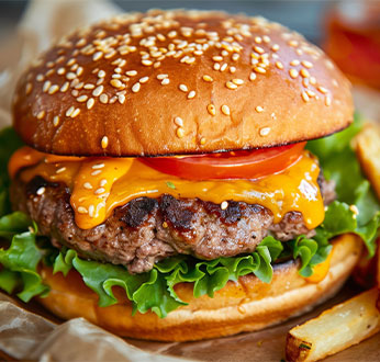 Juicy Burgers Served at Best Kebab & Pizza House in Dundee