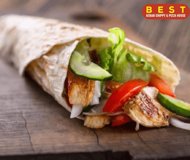 Loaded Wraps Served at Best Kebab & Pizza House in Dundee
